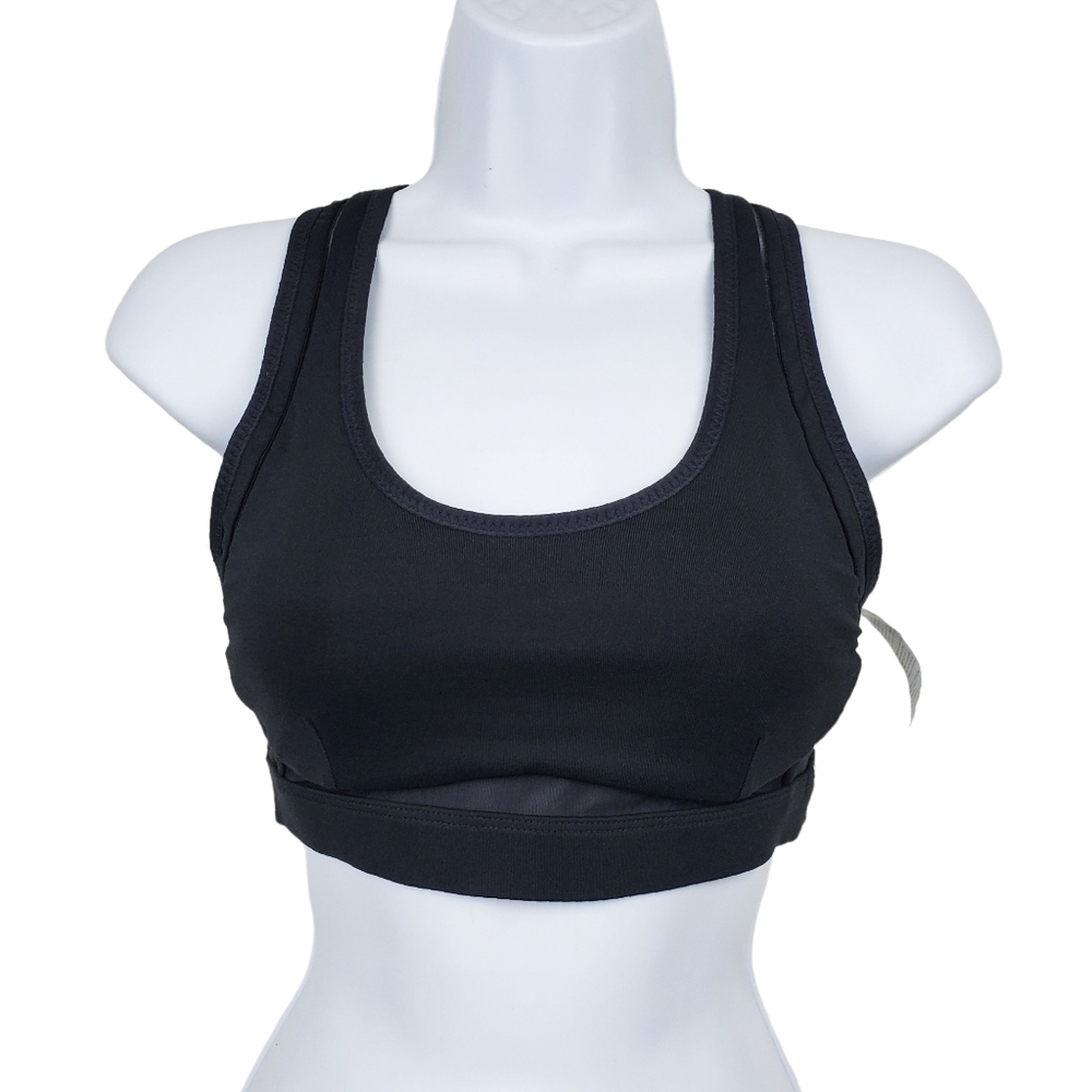 Fabletics Belle High Impact Black Sports Bra Size XS NWT
